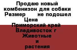 Продаю новый комбенизон для собаки. Размер 18 , не подошел . › Цена ­ 1 000 - Приморский край, Владивосток г. Животные и растения » Аксесcуары и товары для животных   